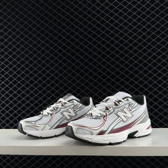 New Balance 740 U740PK2 White Burgundy Silver Black EU 36-45 Running Shoe - Unisex BS-83282