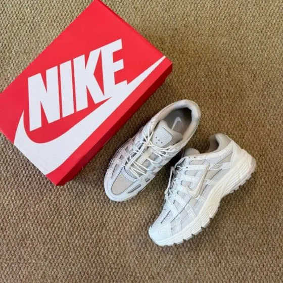 Nike P-6000 White Light Grey Running BS-87056