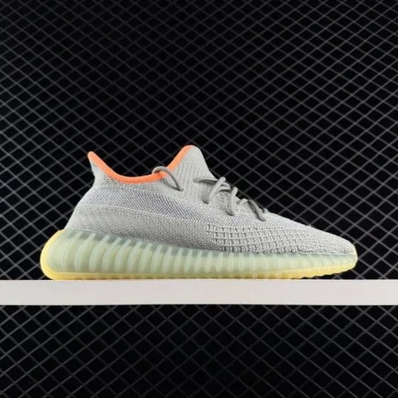 Adidas Yeezy Boost 350 V2 FX9035 Grey Orange Pale Yellow EU 36-48 Sneaker - Unisex BS-83539
