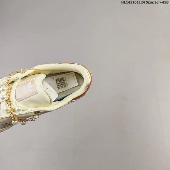 Adidas Samba Vegan OG SPD JR0035 Cream White Silver Rose Gold EU 36-45 Skate Shoe - Unisex BS-65498