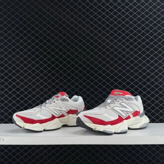 New Balance 9060 U9060IAB Grey Red White Off White Black EU 36-45 Sneaker - Unisex BS-82612