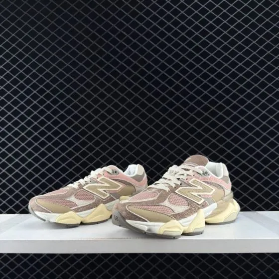 New Balance 9060 Brown Pink Beige Cream Grey EU 36-46 5 Sneaker - Unisex BS-83343