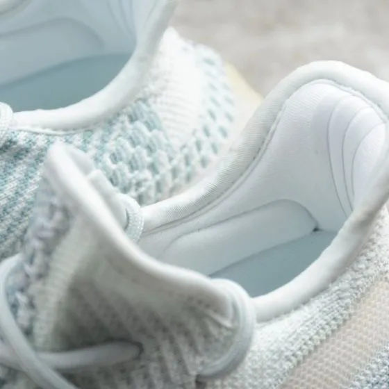 Yeezy 350 V2 White Light Blue Off White Sneaker BS-87535
