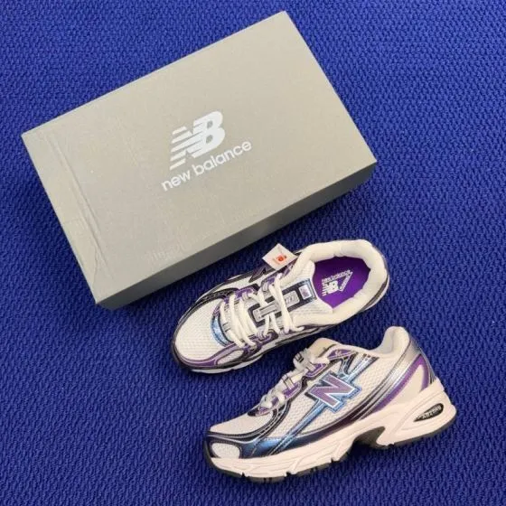 New Balance 740 U740CG2 White Purple Silver Black USA 6 5 UK 6 EUR 39 5 Training Shoe - Women s BS-87093