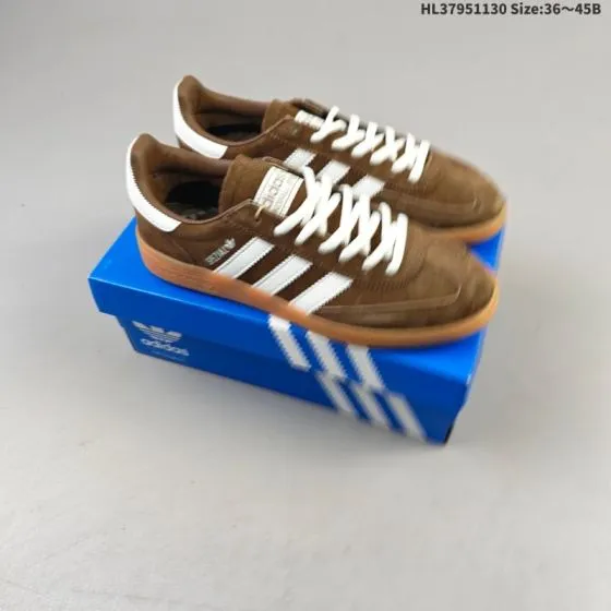 Adidas Handball Spezial Black Dark Grey Brown White Gum EU 36-45 Skate Shoe - Unisex BS-65395
