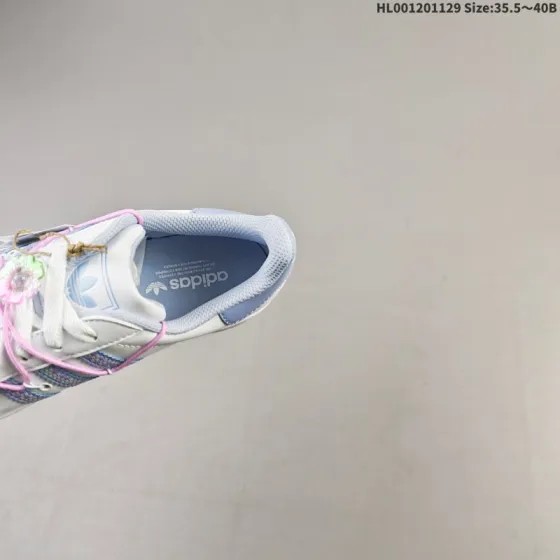 Adidas Superstar 2 White Light Blue Pink Purple Green EU 35 5-40 Skate Shoe - Unisex BS-65398