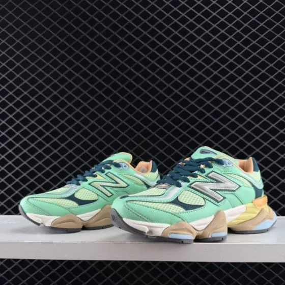 New Balance 9060 Joe Freshgoods Mint Green Dark Teal Beige Orange White EU 36-46 5 Sneaker - Unisex BS-83298