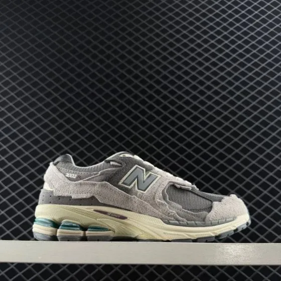 New Balance 2002R Grey Cream Dark Green EU 36-45 Sneaker - Unisex BS-82817