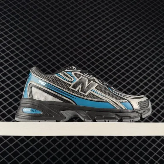 New Balance 740 Black Silver Blue White Green EU 36-46 Running Shoe - Unisex BS-82475