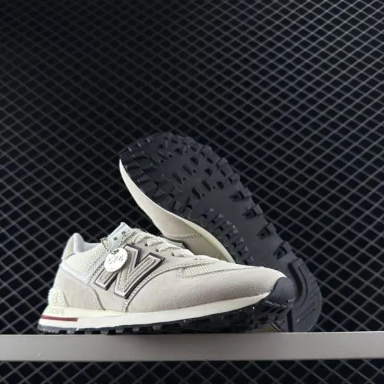 New Balance 574 U574LGHX Off White Burgundy Cream Black EU 36-45 Sneaker - Unisex BS-82874