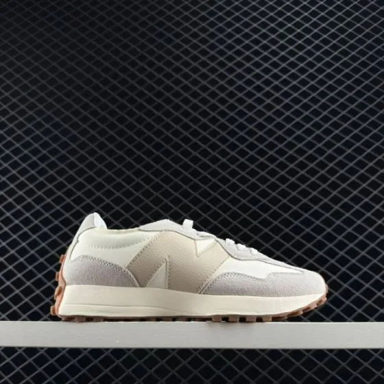 New Balance 327 Light Grey Off White Cream Dark Brown EU 36-45 Sneaker - Unisex BS-83315