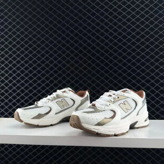 New Balance 530 White Brown Gold EU 36-45 Sneaker - Unisex BS-83266