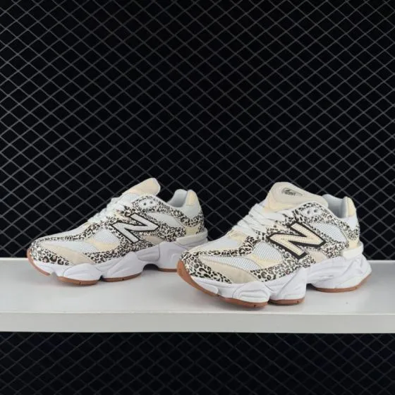 New Balance 9060 White Beige Leopard Brown EU 36-47 Sneaker - Unisex BS-82368
