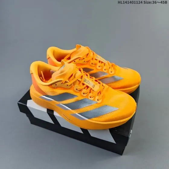 Adidas Adizero Evo SL JS4488 Bright Orange Silver EU 36 45 Running Shoe EU 36-45 - Unisex BS-65474