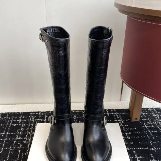 Golden Goose GGDB GOLDEN GOOSE 2025 New Black Silver Boot BS-87427