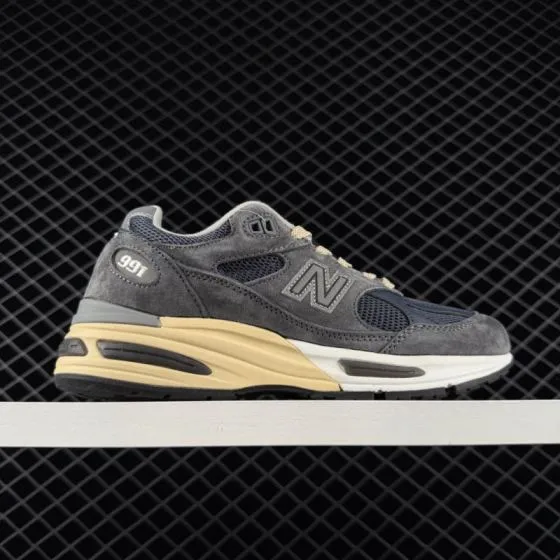 New Balance 991 Grey Beige White Blue EU 36-45 Sneaker - Unisex BS-82441