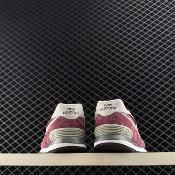 New Balance 574 U574LGBB Burgundy Off White Grey Black EU 36-45 Sneaker - Unisex BS-82913