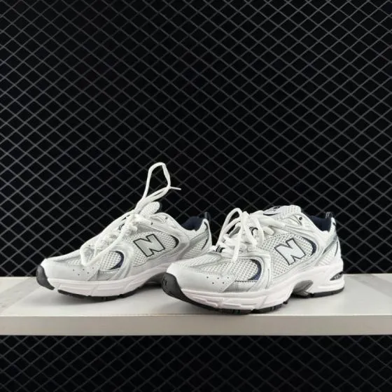 New Balance 530 White Silver Navy Black EU 36-45 Running Shoe - Unisex BS-83400