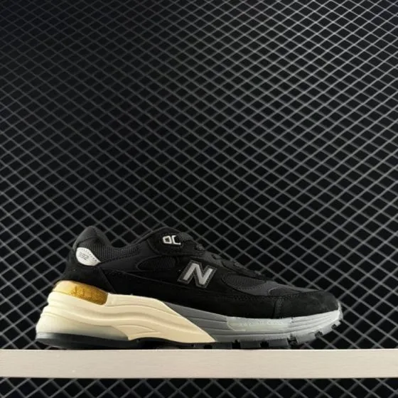 New Balance 992 Black Grey Cream White EU 36-45 Sneaker - Unisex BS-83504