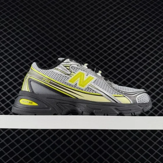 New Balance 740 U740BM2 Silver Grey Black Yellow White EU 36-45 Running Shoe - Unisex BS-82456