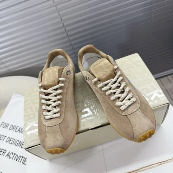 Golden Goose Running Marathon Beige Silver Gum Brown Sneaker BS-87399
