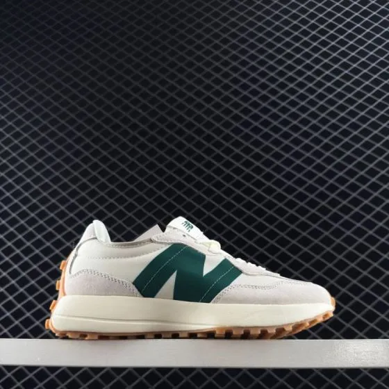 New Balance 327 Off White Dark Green Gum EU 36-45 Sneaker - Unisex BS-82807