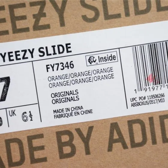 Yeezy Slide Enflame Orange Bright Orange Slides BS-87549