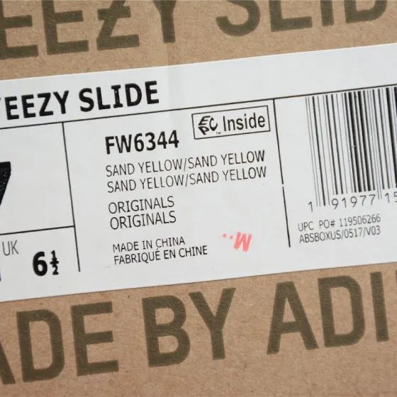 Yeezy Slide FW6344 Desert Sand Beige Slides BS-87552