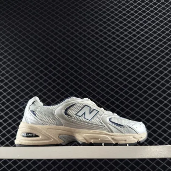New Balance 530 Silver White Navy Beige EU 36-45 Sneaker - Unisex BS-82855