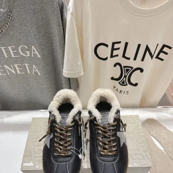 Golden Goose GGDB high version leaves the factory Maoli black white silver brown sneaker