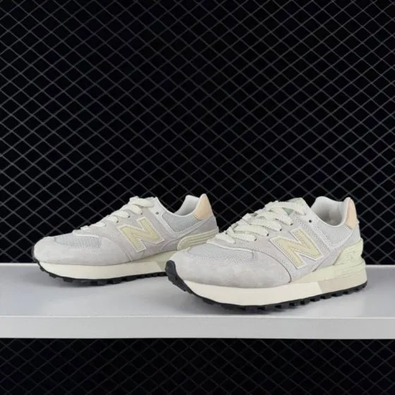 New Balance U574 Light Grey Cream White Beige Black EU 36-45 Sneaker - Unisex BS-82454