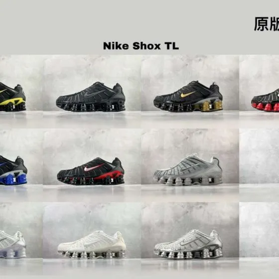 Nike Shox TL Black Red Lifestyle BS-86965
