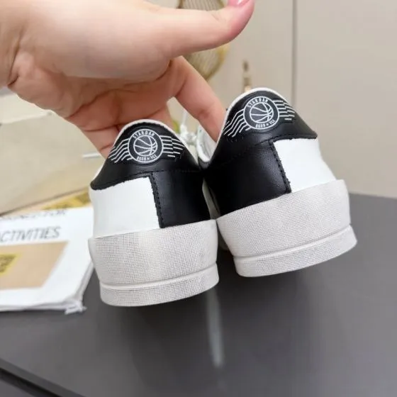Golden Goose Stardan White Beige Black Skate Shoe BS-87376