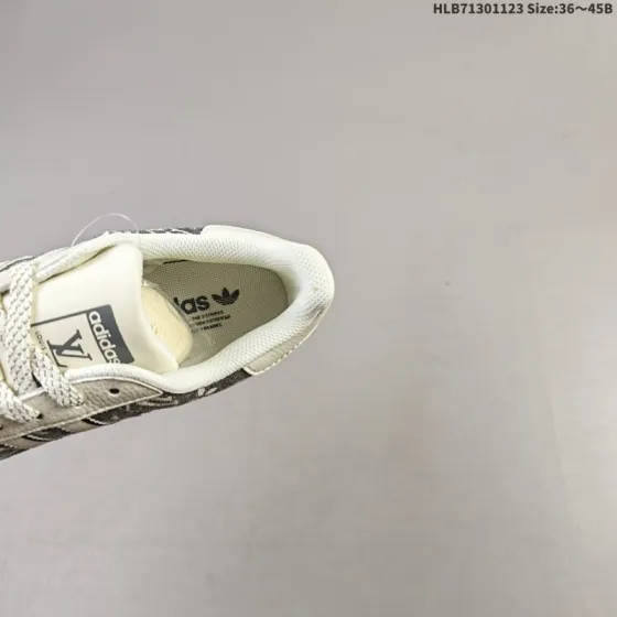 Adidas Superstar DIY Off White Dark Grey Black EU 36-45 Skate Shoe - Unisex BS-65517