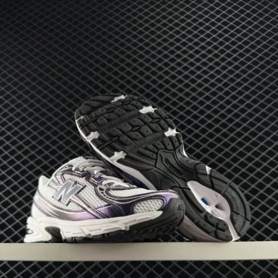 New Balance 740 U740CG2 White Purple Black Silver EU 36-45 Running Shoe - Unisex BS-83309