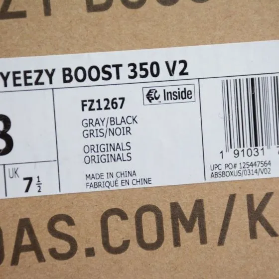 Yeezy 350 V2 FZ1267 Brown Beige White Cream Sneaker BS-87523