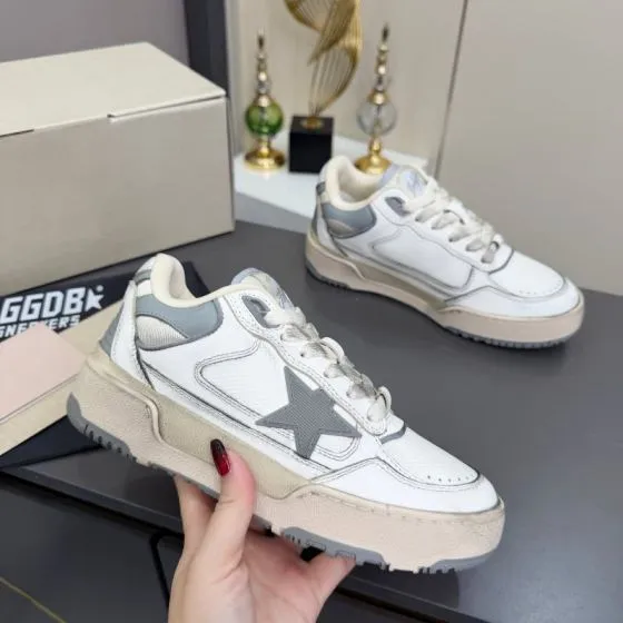 Golden Goose Forty2 White Grey Cream Sneaker BS-87367