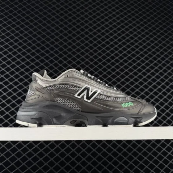 New Balance 1000 M1000ZB Metallic Silver Dark Grey Neon Green Off White EU 36-45 Sneaker - Unisex BS-82476