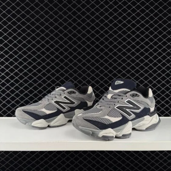 New Balance 9060 Grey Navy Off White Black EU 36-47 Sneaker - Unisex BS-82369