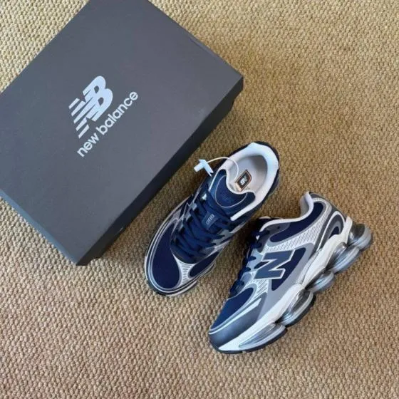 New Balance U20001PB Navy Gray White Silver USA 8 UK 7 5 EU 41 Sneaker - Men s BS-87138