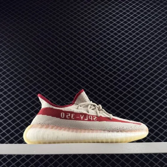 Yeezy Boost 350 V2 Beige Red Cream White EU 36-48 Sneaker - Unisex BS-83578