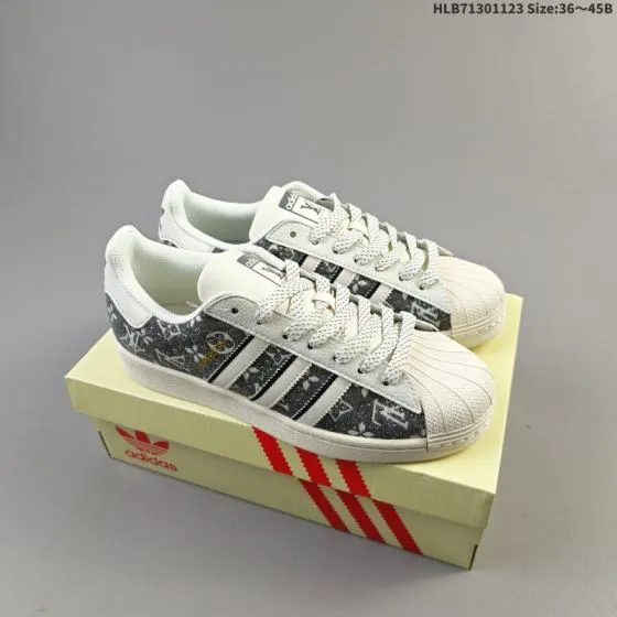 Adidas Superstar DIY Dark Grey Off White Black EU 36-45 Skate Shoe - Unisex BS-65518
