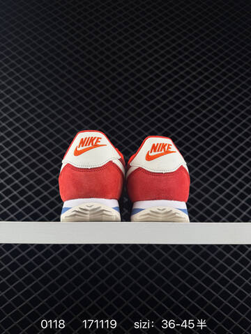 Nike Classic Cortez Nylon Red White EU 36-45 5 Casual - Unisex (BS-73094)