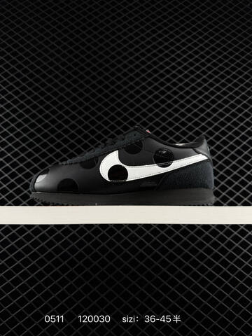 Nike Cortez Black White EU 36-45 Lifestyle - Unisex (BS-71547)