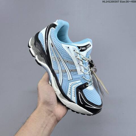 ASICS Gel-Kayano 14 Silver Grey Black EU 36-45 Running Shoe Running Sneakers - Unisex (BS-69013)