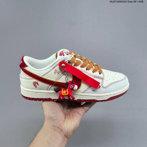 Nike Dunk SB Low Off White Black Grey Red EU 36-45 Skate Shoe - Unisex BS-61280