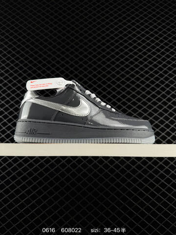 Nike Air Force 1 Dark Grey Metallic Silver White EU 36-45 Sneaker - Unisex (BS-70745)