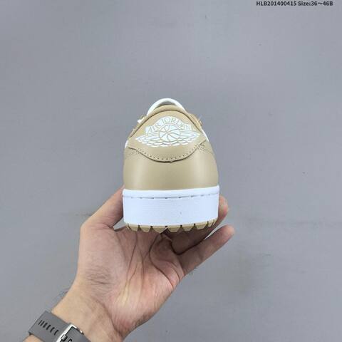 Jordan Air Jordan 1 Low Golf White Beige EU 36-46 - Unisex (BS-66177)