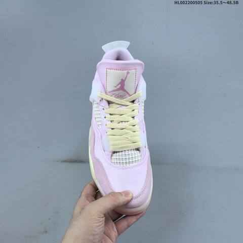 Jordan Air Jordan 4 Retro Pink Cream 35 5-48 5 Basketball - Unisex (BS-66036)