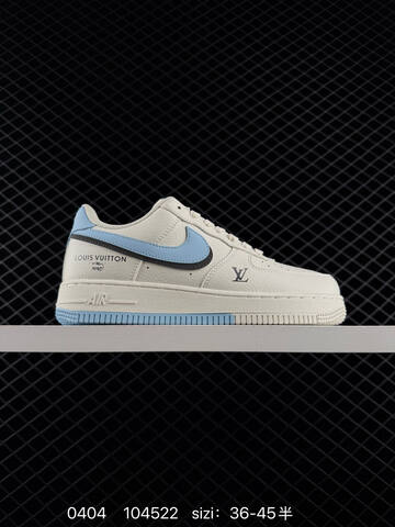 Nike Air Force 1 07 LV8 Off White Black Red EU 36-45 Skate - Unisex (BS-72283)